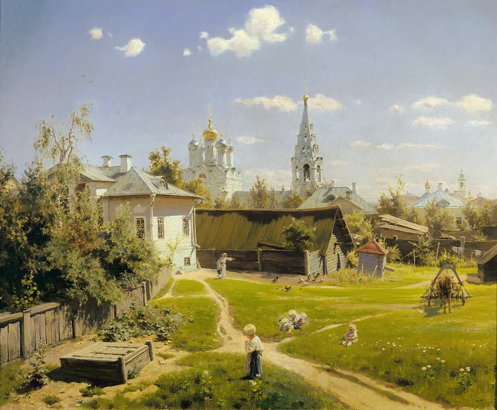 Moscow courtyard