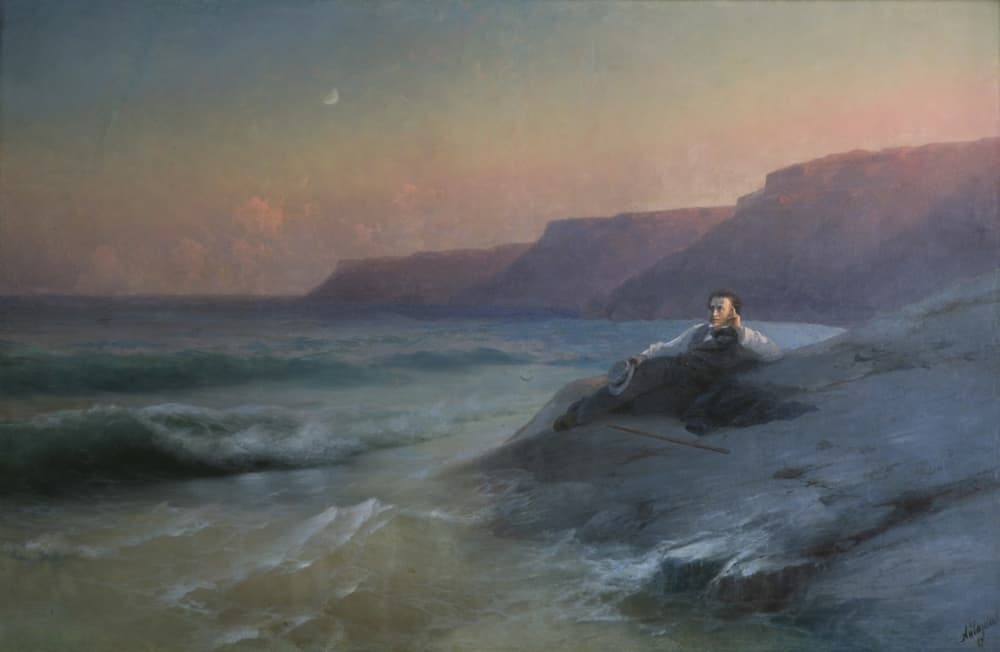 A. S. Pushkin at the Black Sea coast