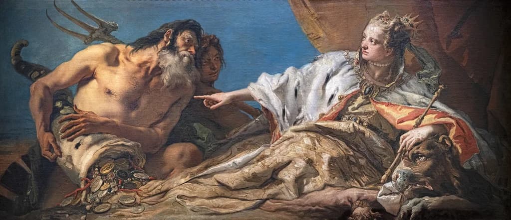 Neptune Offering Gifts to Venice