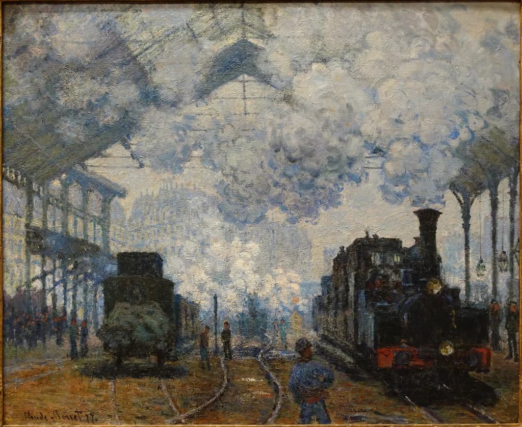 The Gare Saint-Lazare: Arrival of a Train
