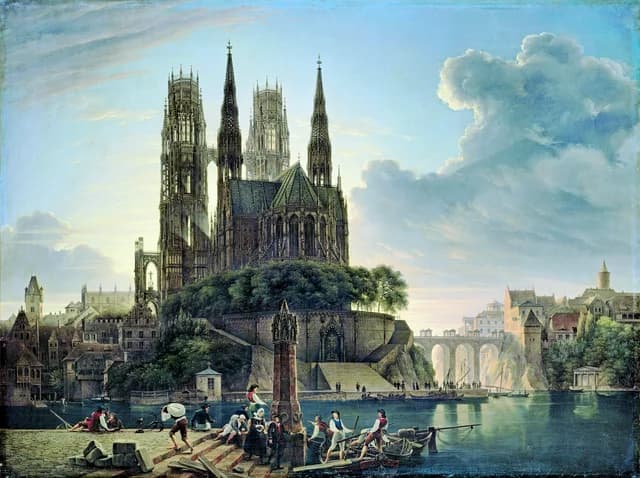 Gothic Cathedral by the Water
