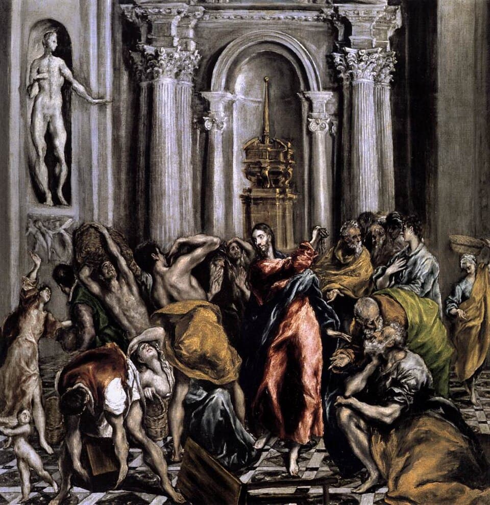 Christ Driving the Money Changers from the Temple