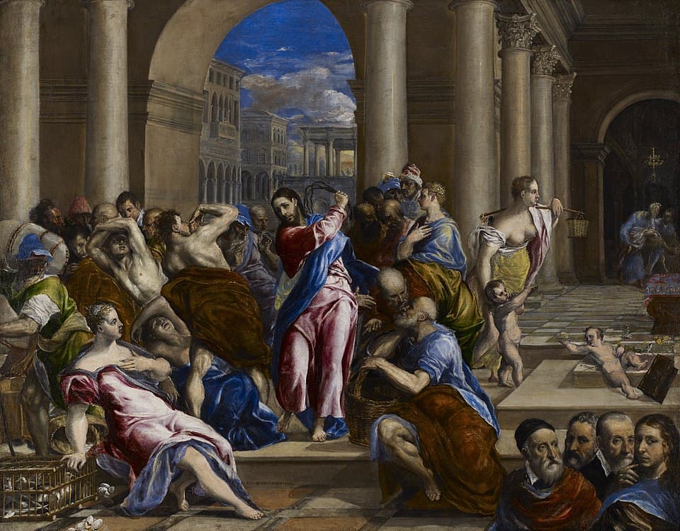 Christ Driving the Money Changers from the Temple (1571)