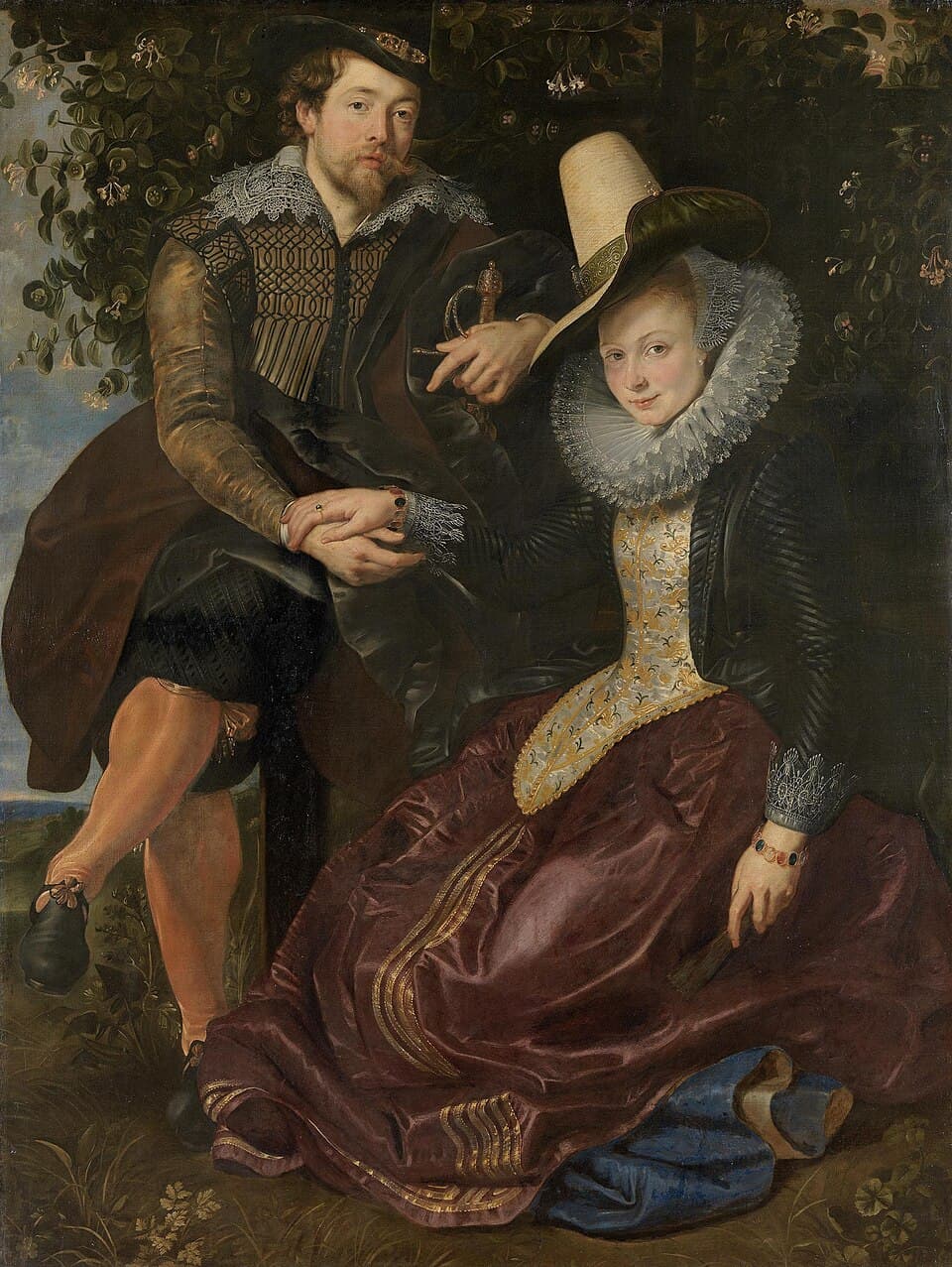 Rubens und Isabella Brant im Geißblattlaubengang