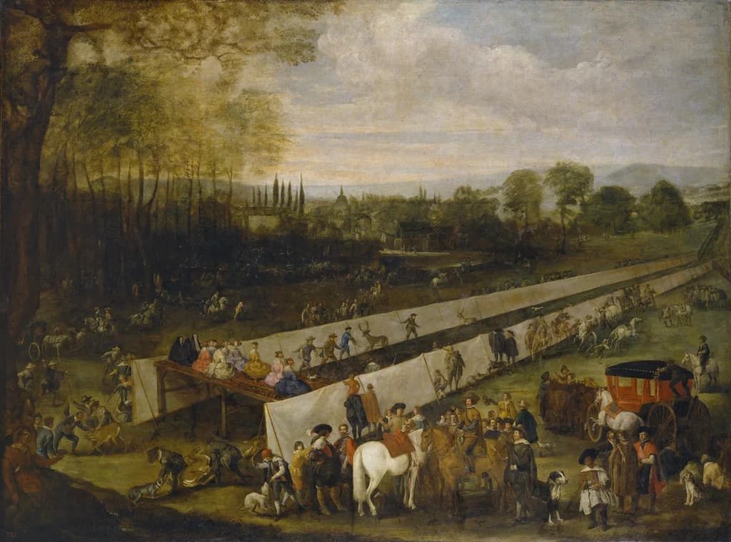Watching the Hunt in Aranjuez