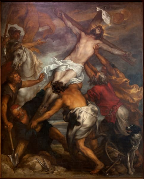 The raising of the cross