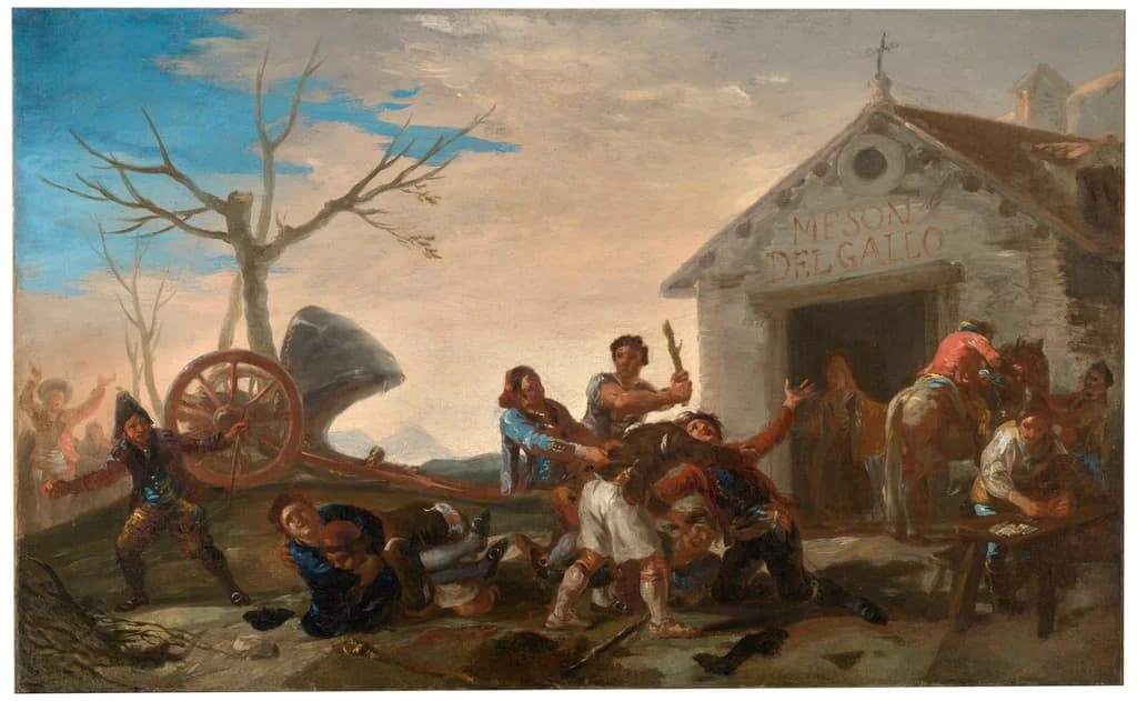 Brawl at the Cock Inn