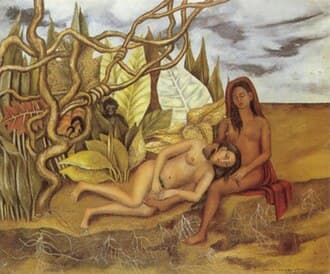 Two Nudes in a Forest