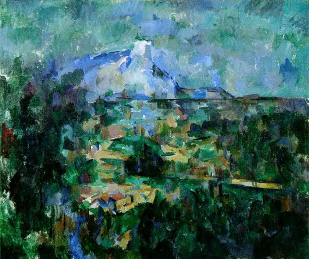 El Monte Sainte-Victoire visto desde Les Lauves