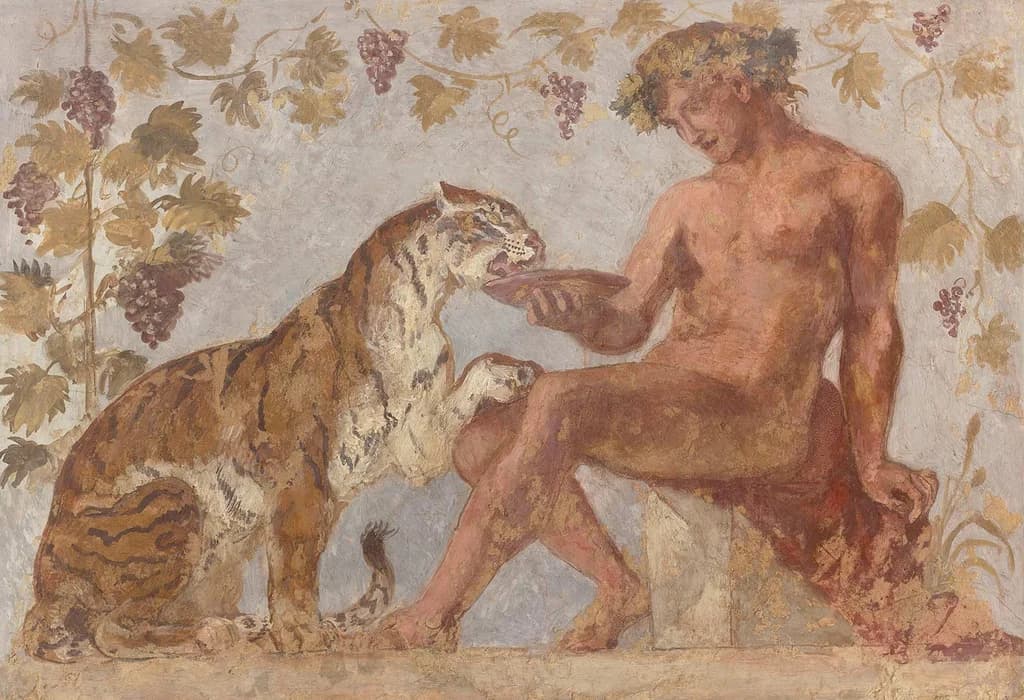 Bacchus and a Tiger