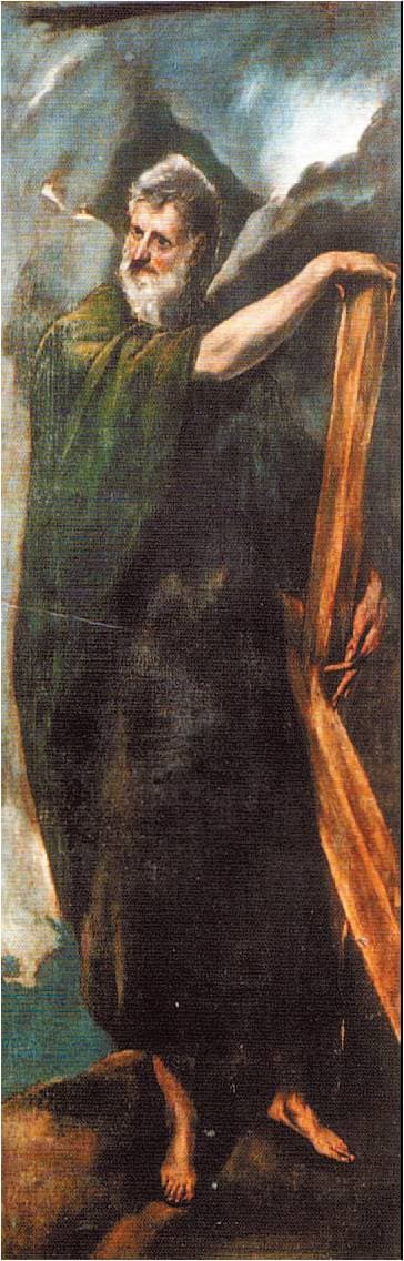 Apostle Andrew at full-length