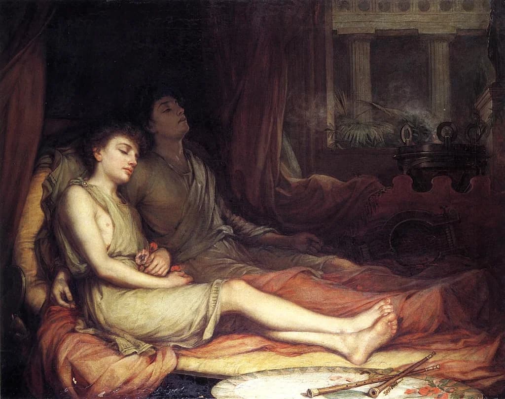 Sleep and his Half-brother Death