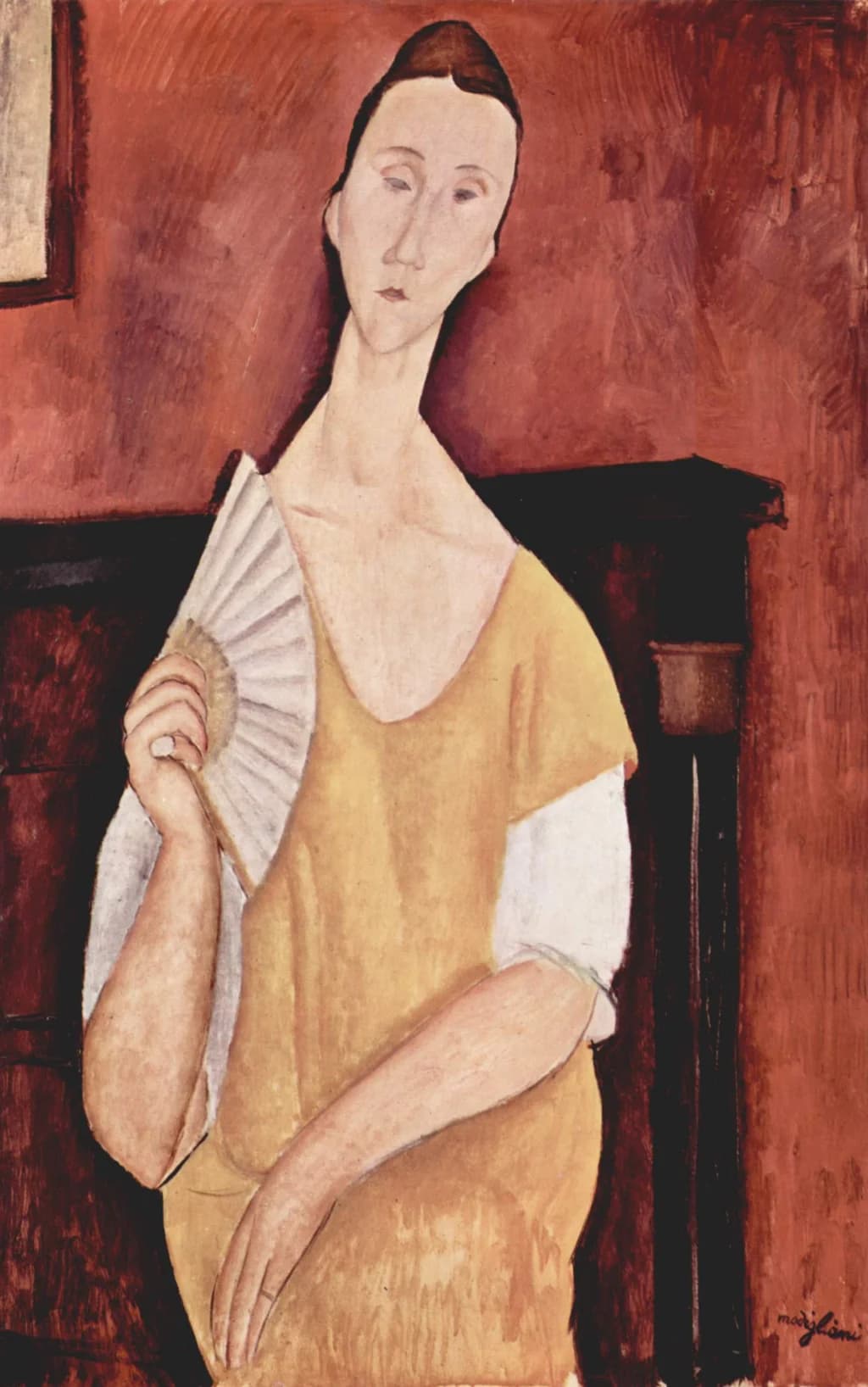 Portrait of Lunia Czechowska with a Fan