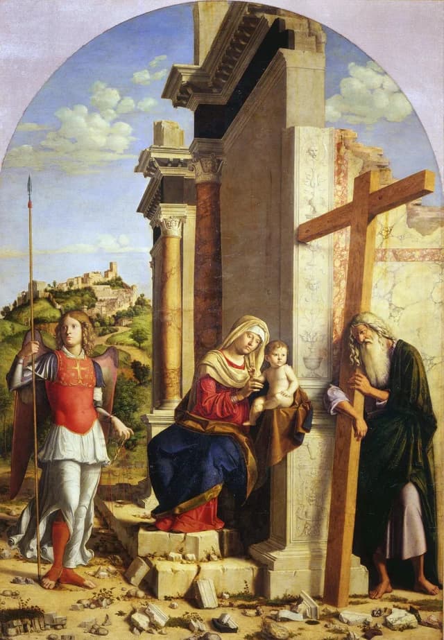 Madonna and Child with Saints Michael the Archangel and Andrew