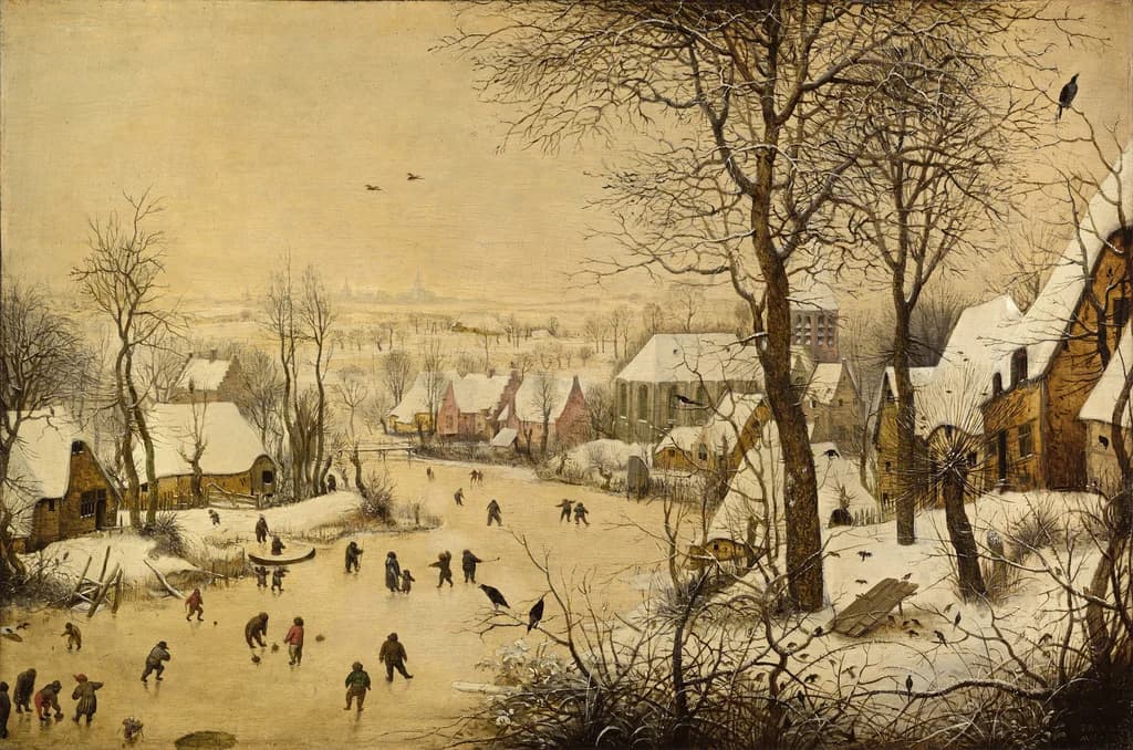 Winter Landscape with a Bird Trap
