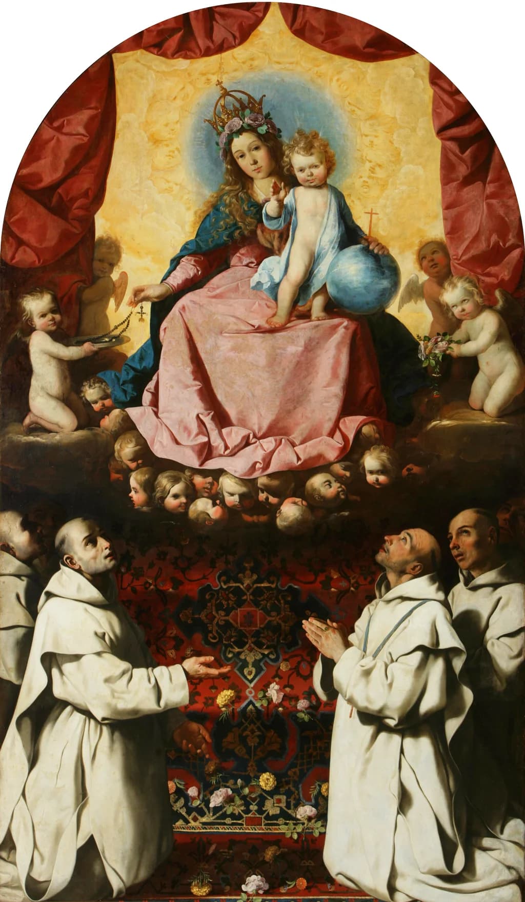 The Virgin of the Rosary venerated by Carthusians