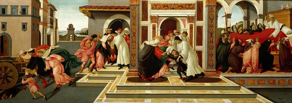 Das letzte Wunder und der Tod des heiligen Zenobius