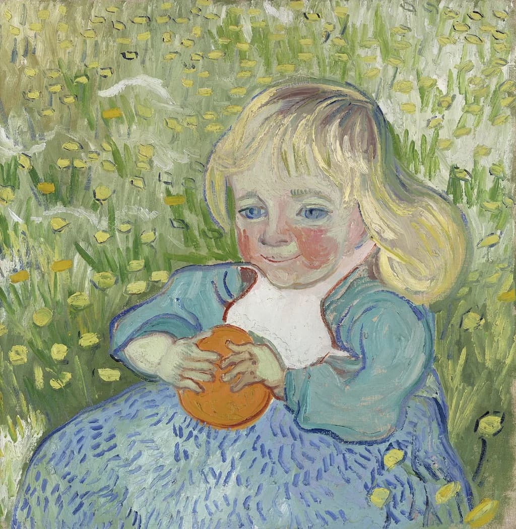 Child with Orange