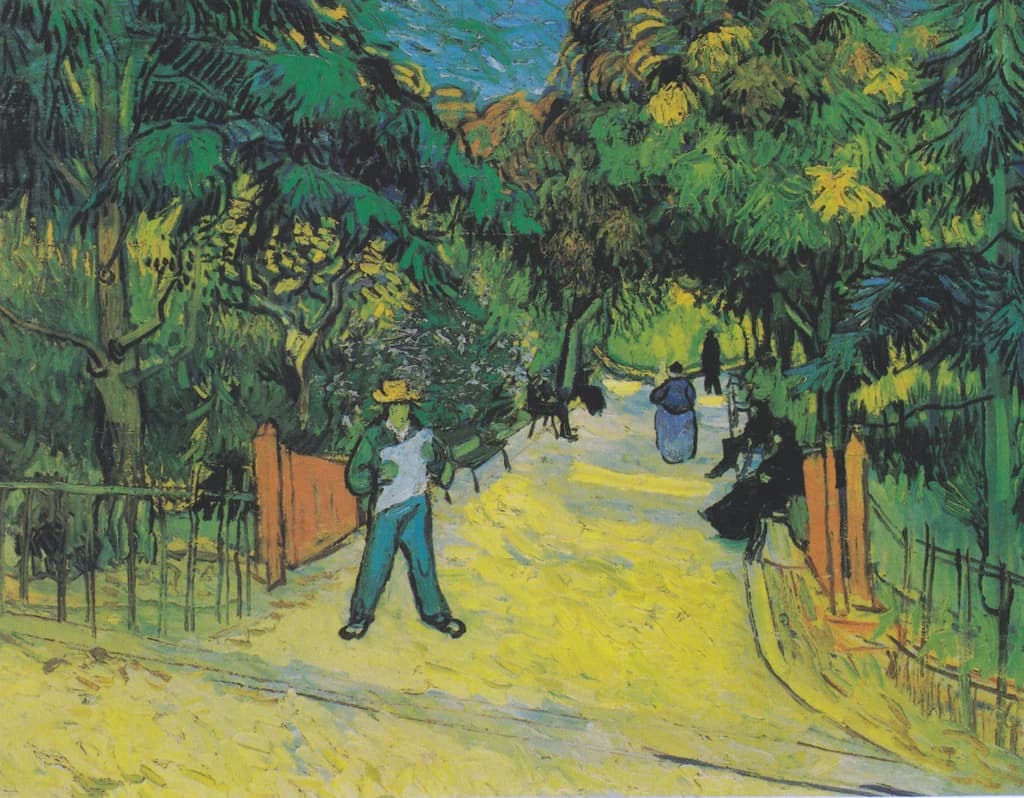 Eingang zum öffentlichen Garten in Arles