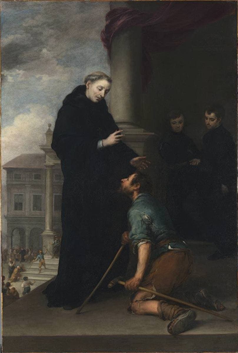 Thomas of Villanova heals the sick