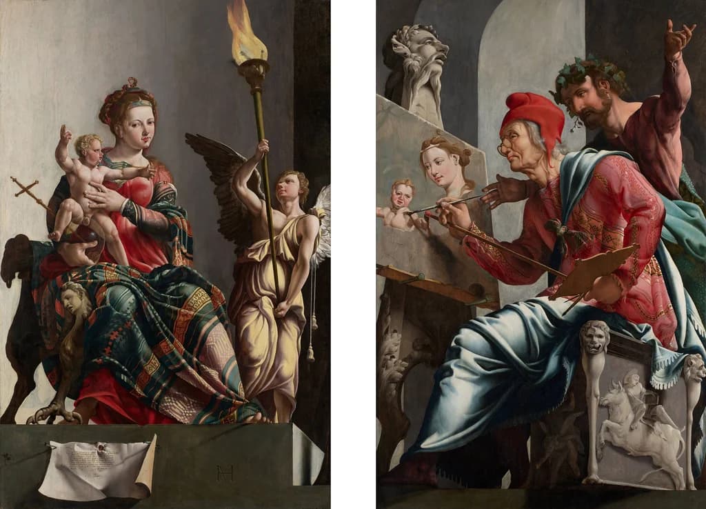 St. Luke painting the Virgin