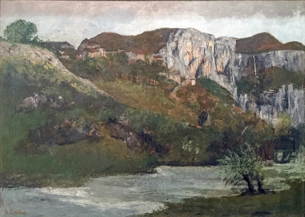The Rocks of Ornans, or The Rocks of Mouthier