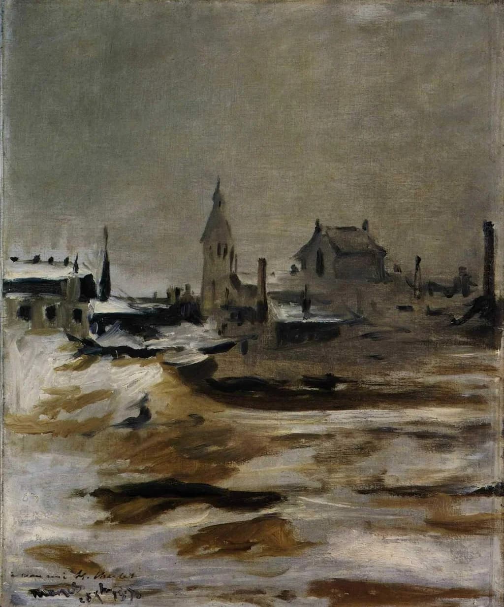 Effect of Snow on Petit-Montrouge