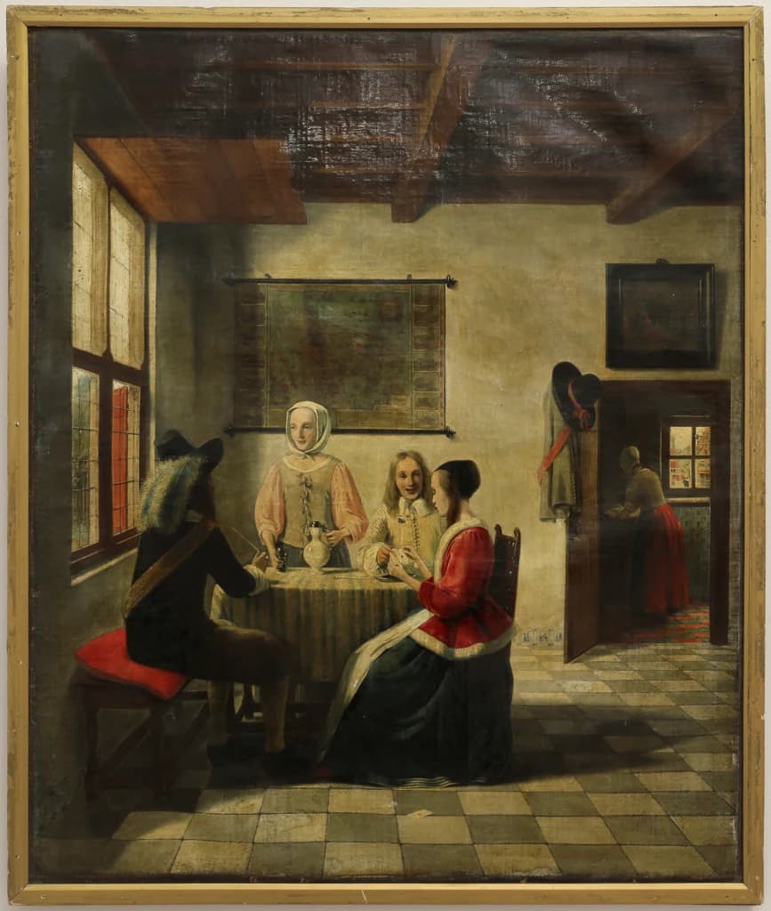Interior with Card Players