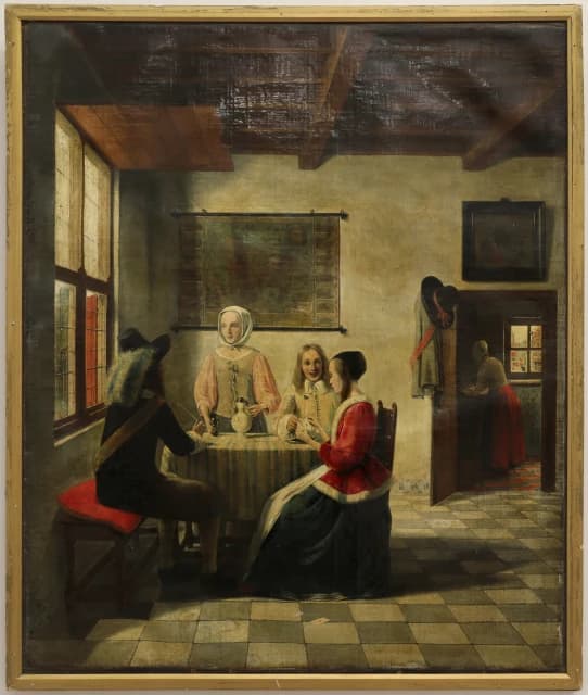 Interior with Card Players